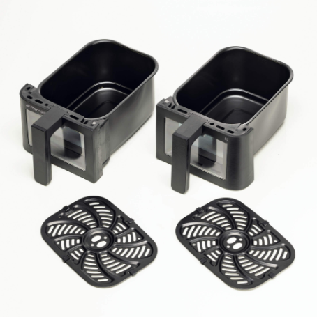 Ariete Digital Air Fryer, 9 Liters , 2400W, Black & Silver - AR-4631 Ariete Digital Air Fryer, 9 Liters , 2400W, Black & Silver - AR-4631